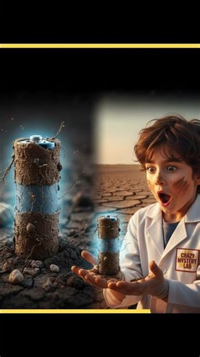 "7 दिन बाद मट्टी में गड़ा बैटरी! निकाला तो अंदर ऐसा क्या निकला?#shorts#experiment#scienceexperiment