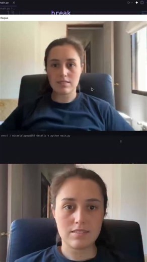 Programa con Mica on Instagram: "Programa que aplique un filtro de desenfoque a la camara con python! import cv2 cap = cv2.VideoCapture(0) while True: ret, frame = cap.read() if not ret: break # Aplicar el filtro de desenfoque gaussiano blurred_frame = cv2.GaussianBlur(frame, (15, 15), 0) # Mostrar la imagen desenfocada cv2.imshow(‘Filtro de Desenfoque’, blurred_frame) if cv2.waitKey(1) & 0xFF == ord(‘q’): break cap.release() cv2.destroyAllWindows() Explicación: El programa captura video desde l