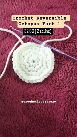 Crochet Reversible Octopus Part 1 #crochetwithamore #crochetprojects