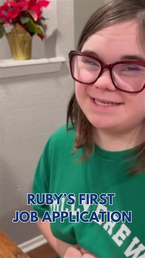 Ruby's Rainbow- Liz Plachta on Instagram: "She’s going for it, y’all! She had a goal of becoming a hostess at her favorite restaurant when she turned 15 and this girl is GOING for it!! Stay tuned…❤️❤️❤️"