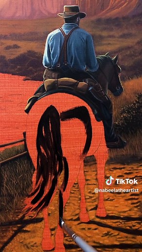 High Honour painting — Arthur Morgan tribute (Red Dead Redemption II)
