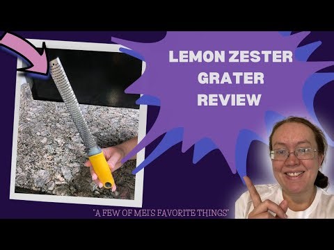 Lemon Zester Grater, Citrus Zester Grater with Handle