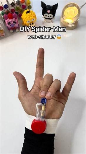 Wow How To Make Spider-Man Web Shooter at Home! 😱🕷️⁠