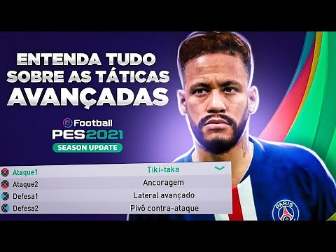 TUTORIAL DE TÁTICAS AVANÇADAS!! ENTENDA TUDO SOBRE AS INSTRUÇÕES AVANÇADAS!! PES 2021
