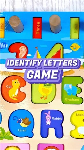 Alphabet Learning Game for Kids | ABC Game | Toy Learning Video #shorts