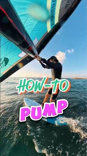 Wingfoil Pump - Pumping - Start riding in Low Wind - How To - Tutorial