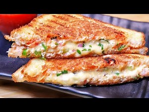 Dahi sandwich Recipe | Curd sandwich Recipe | Yogurt Veg Sandwich | Quick & Easy Sandwich Recipe