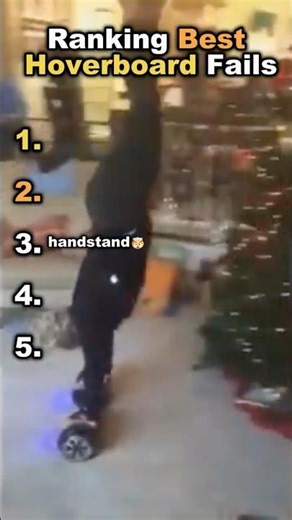 Ranking the Best Hoverboard fails🤣🤩#funny #viral
