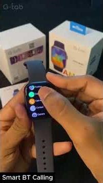 G-Tab GS9 Mini Smartwatch 1.75" AMOLED – Health Monitoring, GPS, Android & iOS Compatible
