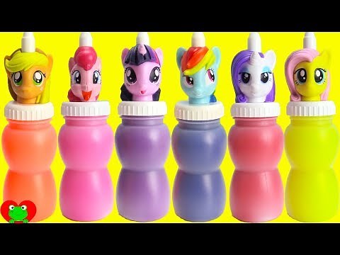 Opening My Little Pony Slime Surprises MLP Twilight, Pinkie Pie, Rainbow Dash