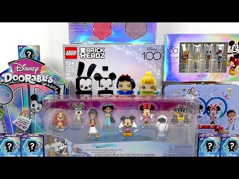 Disney 100 Years of Wonder Toys Unboxing Collection Review | Pixar Surprise Collectibles & Doorables
