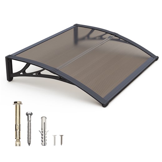 40"x48" Canopy Exterior Window Awnings Rain Shelter Outdoor Home Appliance Cover