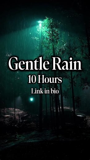10 Hours of Calming Rain Sounds for Sleep and Relaxation