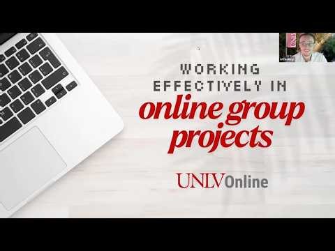 Working Effectively in Online Group Projects
