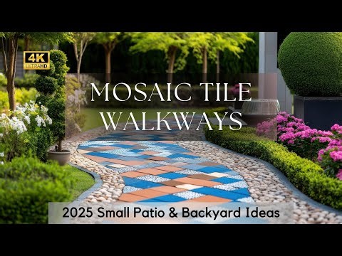 2025 Small Patio & Backyard Makeover: Stylish Mosaic Tile Walkways for Modern Outdoor Living