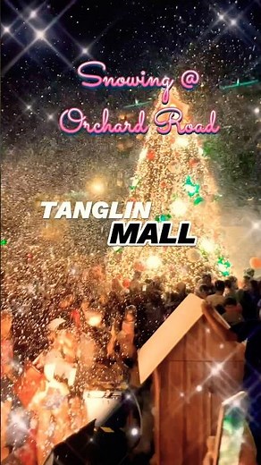 2025 Snow Show At Singapore Tanglin Mall Orchard Road Turns Into Christmas Winter Wonderland!