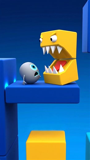 Escape the Jaw! 😱 | Epic 3D Physics Platformer