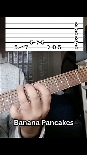 Banana Pancakes Intro Guitar Tutorial