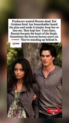 Ian Somerhalder Threatened to Quit 'Vampire Diaries' to Save Kat Graham from Being Fired