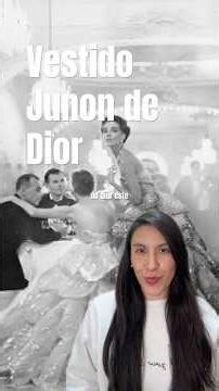 Vestido Junon de Dior #greenscreen #moda #dior #diorcouture #christiandior