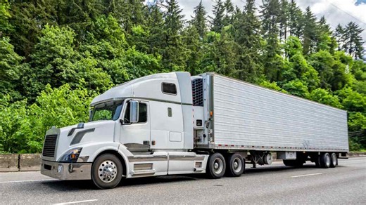 Semi-truck carrying 42,000 lbs of margarine recently caught fire, causing a traffic delay