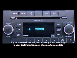 Uconnect® Phone- NonTouch Screen Radio