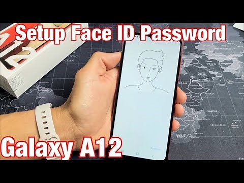 Galaxy A12: How to Setup / Add Face ID Password