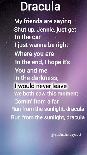 Dracula💜🫠(song lyrics)by Jennie #viral #lyrics #love #korean #trending #fyp #usa #shorts #subscribe
