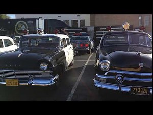 My 1957 Ford LAPD police cruiser with other vintage cop cars