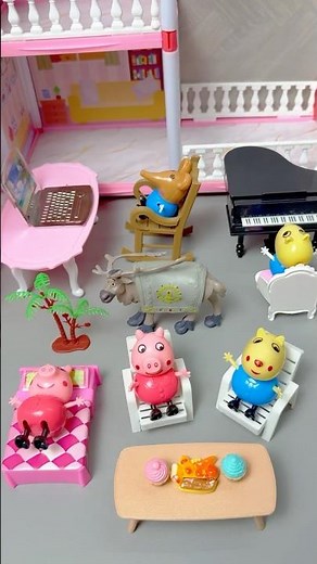 Satisfying with Unboxing & Review Peppa Pig Laptop & Piano Play #asmr #unboxing #peppapig #toyhouse