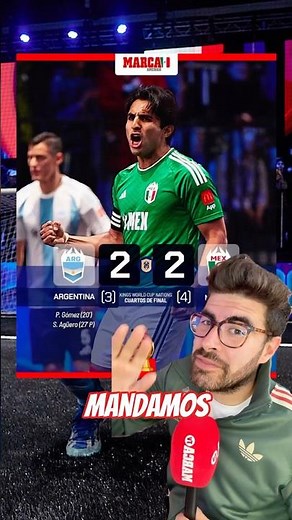 México elimina a Argentina de un Mundial 🤯 #futbol #kingsleague #shorts