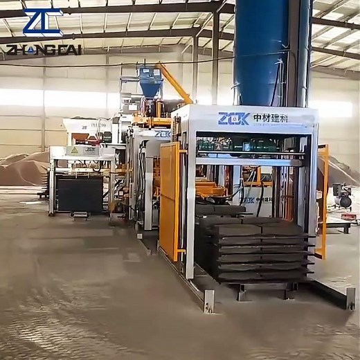 ZCJK ZC1000 Fully Automatic Block making machine #Automaticblockmakingmachineline