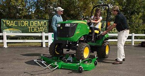 9.6K views · 59 reactions | Test drive the latest Deere equipment, get coupons worth hundreds and enter to WIN a 2R Series Tractor - all at your local Drive Green Texas Event on April 2. Mark your calendar - it will be a day of fun for the whole family! | John Deere | Facebook
