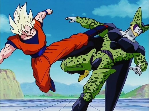 Goku vs Cell Full Fight [1080p HD]