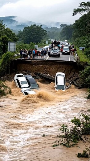 64K views · 273 reactions | Street Collapses Under Massive Floodwaters  | Disaster Strucks | Facebook