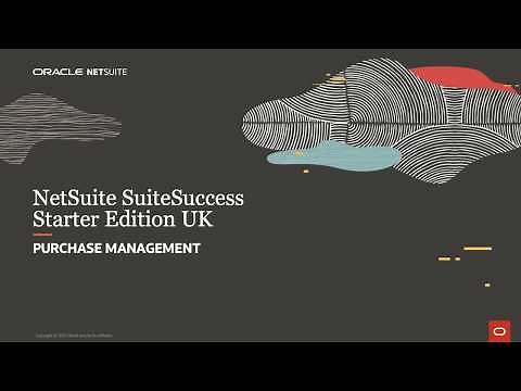 NetSuite SuiteSuccess Starter Edition: Purchase Management