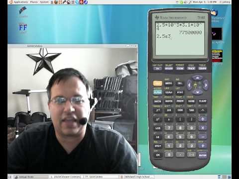 How to use a TI-83 Calculator Correctly for Scientific Notation | www.whitwellhigh.com