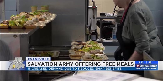 Salvation Army offers meals to those affected by reduced SNAP benefits