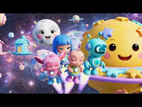Twinkle Twinkle Little Star Cosmic Wish | Space Adventure & Lullaby for Kids