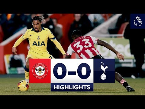 Brentford 0-0 Spurs l Premier League Highlights