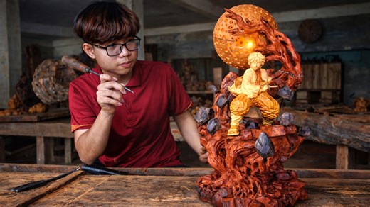 Creating a luminous figurine inspired by anime