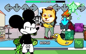 FNF优质植物大战僵尸模组3.0版botplay全流程（1）三线射手全曲目