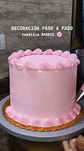 Torta decorada con temática de barbie #reposteria #pasteleria | Reposteria y Pasteleria