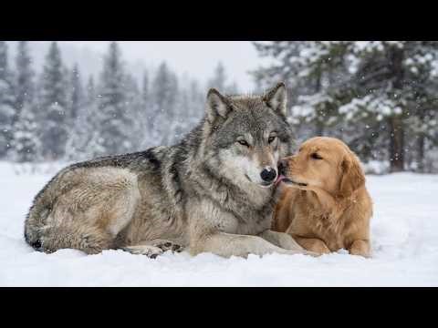 Dog Raised A Baby Wolf With Her Puppies, But When It Grew Up, The Unthinkable Happened
