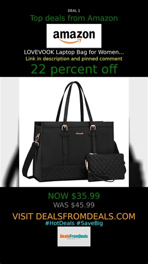 Dealsfromdeals on Instagram: "🔥 AMAZING FASHION DEALS! 🔥\n\nCheck out these incredible offers and save big! 💰\n\nLink 1: LOVEVOOK Laptop Bag for Women 15.6 inch Canvas Lap... 🔗 https://www.amazon.com/dp/B0C4NVXGYQ?tag=gk-ins-20&linkCode=osi&th=1&psc=1 Link 2: Laptop Backpack for Women Bag - 15.6 inch Work Tra... 🔗 https://www.amazon.com/dp/B0CJBFJM4L?tag=gk-ins-20&linkCode=osi&th=1&psc=1 Link 3: LOVEVOOK Tote Bag for Women with Giant Tumbler Hol... 🔗 https://www.amazon.com/dp/B0F9LCFVVG?ta