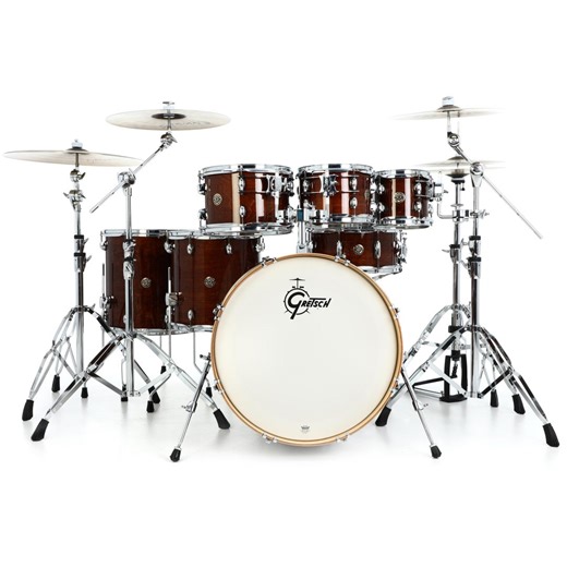 Gretsch Drums Catalina Maple 7-piece Shell Pack - SatIn Walnut Glaze