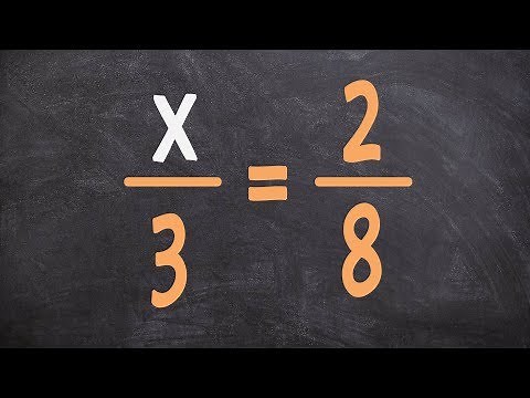 How to solve a simple proportion