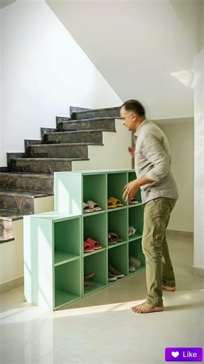 सीढ़ियों पर चप्पल? चाचा का गज़ब जुगाड़! 😲💡 | DIY Shoe Rack Hacks | Shoe stand at home #shorts