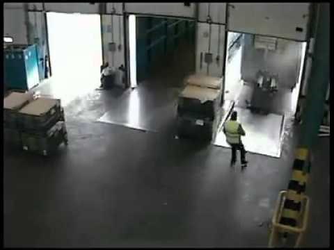 Forklift Falls From Dock