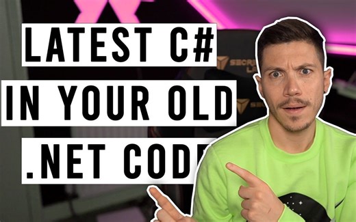 在任何旧的 .NET 版本中使用最新的 C# 功能